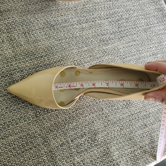 Boden Two Part Court Patent Leather Nude Pumps - Picture 11 of 12